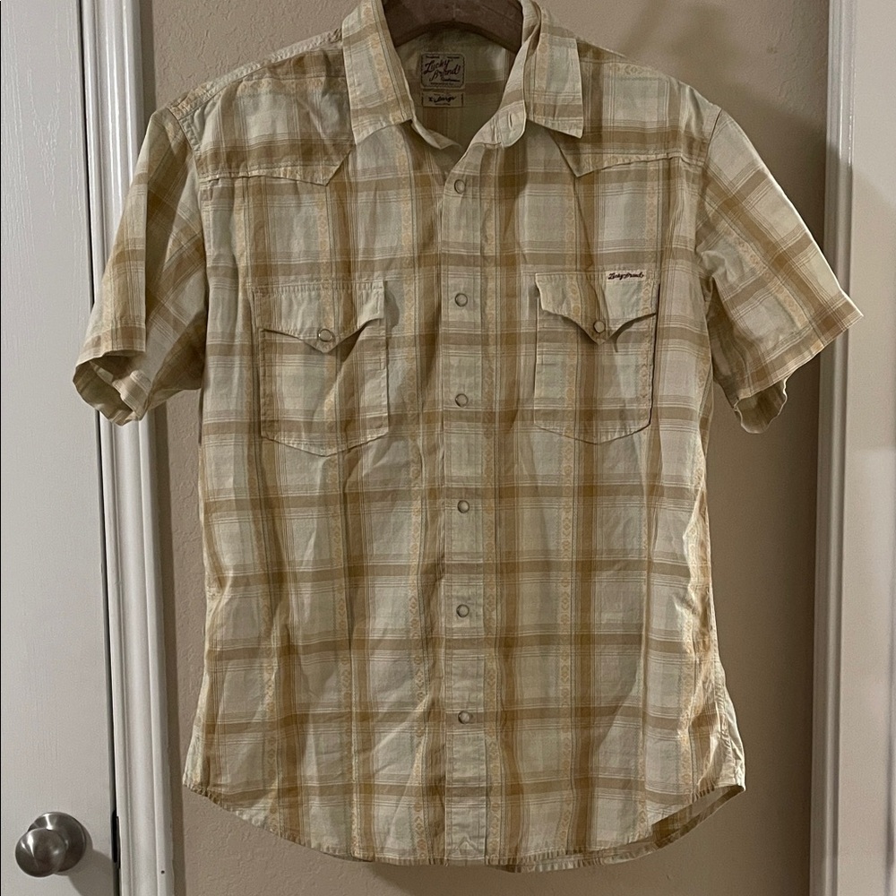 Lucky Brand Plaid Cotton Shirt